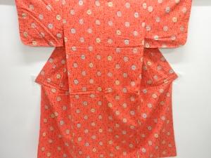 アンティーク　花模様着物